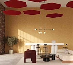 Akustik Altıgen Duvar Paneli Keçe Asma Tavan